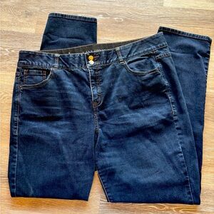 Lane Bryant Dark Wash Jeans Stretch Denim with Tummy Control Sz 20